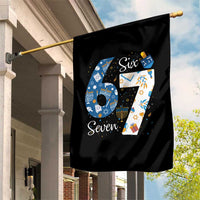 Funny 67 Hanukkah Garden Flag Chanukah Menorah Dreidel Six Seven Meme - Wonder Print Shop