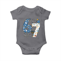 Funny 67 Hanukkah Baby Onesie Chanukah Menorah Dreidel Six Seven Meme - Wonder Print Shop