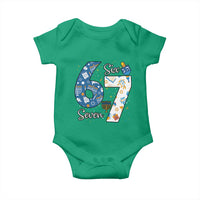 Funny 67 Hanukkah Baby Onesie Chanukah Menorah Dreidel Six Seven Meme - Wonder Print Shop