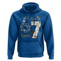 Funny 67 Hanukkah Hoodie Chanukah Menorah Dreidel Six Seven Meme - Wonder Print Shop