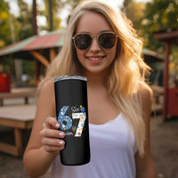 Funny 67 Hanukkah Skinny Tumbler Chanukah Menorah Dreidel Six Seven Meme - Wonder Print Shop