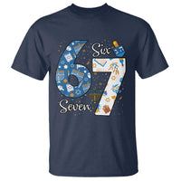 Funny 67 Hanukkah T Shirt Chanukah Menorah Dreidel Six Seven Meme - Wonder Print Shop