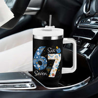 Funny 67 Hanukkah Tumbler With Handle Chanukah Menorah Dreidel Six Seven Meme - Wonder Print Shop