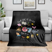 Funny 67 Christian Throw Blanket God Did It First Six Seven Meme Bible Verses - Wonder Print Shop