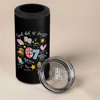 Funny 67 Christian 4 in 1 Can Cooler Tumbler God Did It First Six Seven Meme Bible Verses - Wonder Print Shop