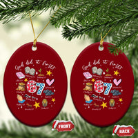 Funny 67 Christian Ceramic Ornament God Did It First Six Seven Meme Bible Verses - Wonder Print Shop