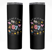 Funny 67 Christian Skinny Tumbler God Did It First Six Seven Meme Bible Verses - Wonder Print Shop