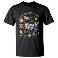 Funny 67 Christian T Shirt God Did It First Six Seven Meme Bible Verses - Wonder Print Shop