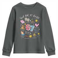 Funny 67 Christian Youth Sweatshirt God Did It First Six Seven Meme Bible Verses - Wonder Print Shop