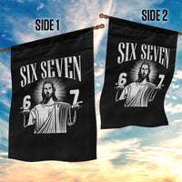 Funny Jesus 67 Garden Flag God Six Seven Meme Religious Christian - Wonder Print Shop
