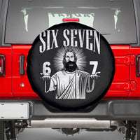 Funny Jesus 67 Spare Tire Cover God Six Seven Meme Religious Christian - Wonder Print Shop