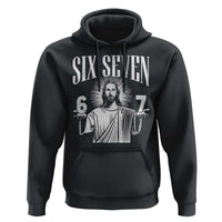 Funny Jesus 67 Hoodie God Six Seven Meme Religious Christian - Wonder Print Shop