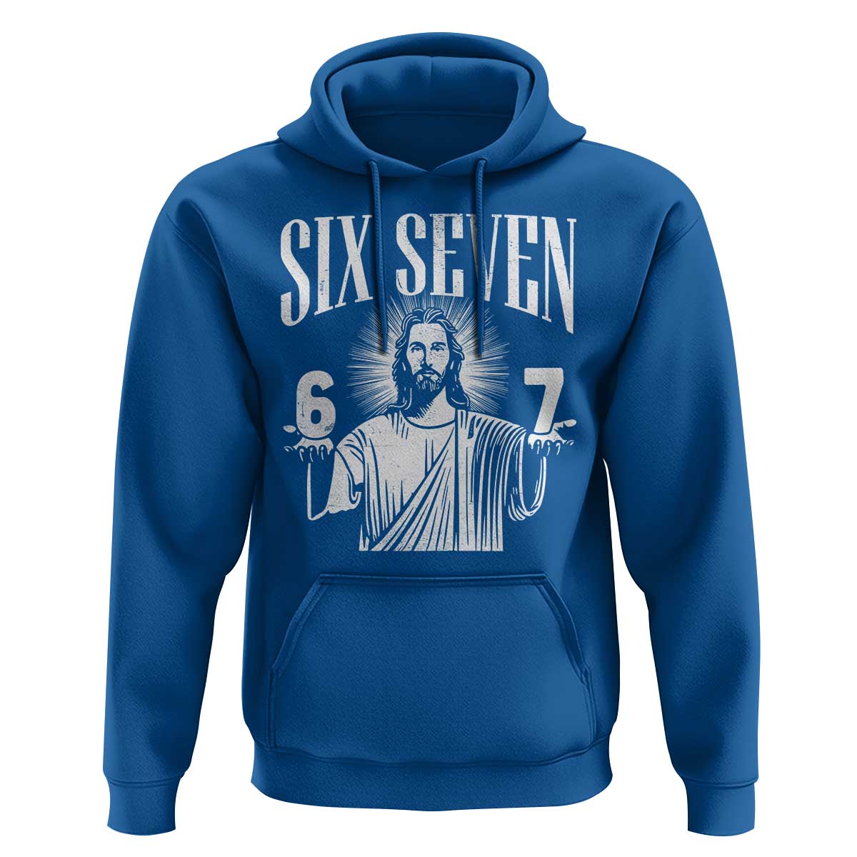 Funny Jesus 67 Hoodie God Six Seven Meme Religious Christian - Wonder Print Shop