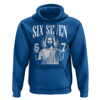 Funny Jesus 67 Hoodie God Six Seven Meme Religious Christian - Wonder Print Shop