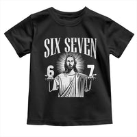 Funny Jesus 67 Toddler T Shirt God Six Seven Meme Religious Christian - Wonder Print Shop