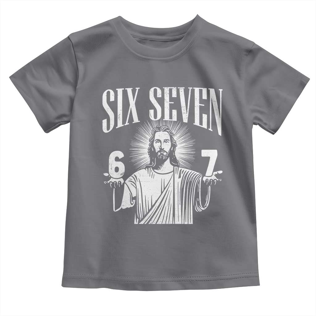 Funny Jesus 67 Toddler T Shirt God Six Seven Meme Religious Christian - Wonder Print Shop