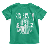 Funny Jesus 67 Toddler T Shirt God Six Seven Meme Religious Christian - Wonder Print Shop