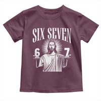 Funny Jesus 67 Toddler T Shirt God Six Seven Meme Religious Christian - Wonder Print Shop