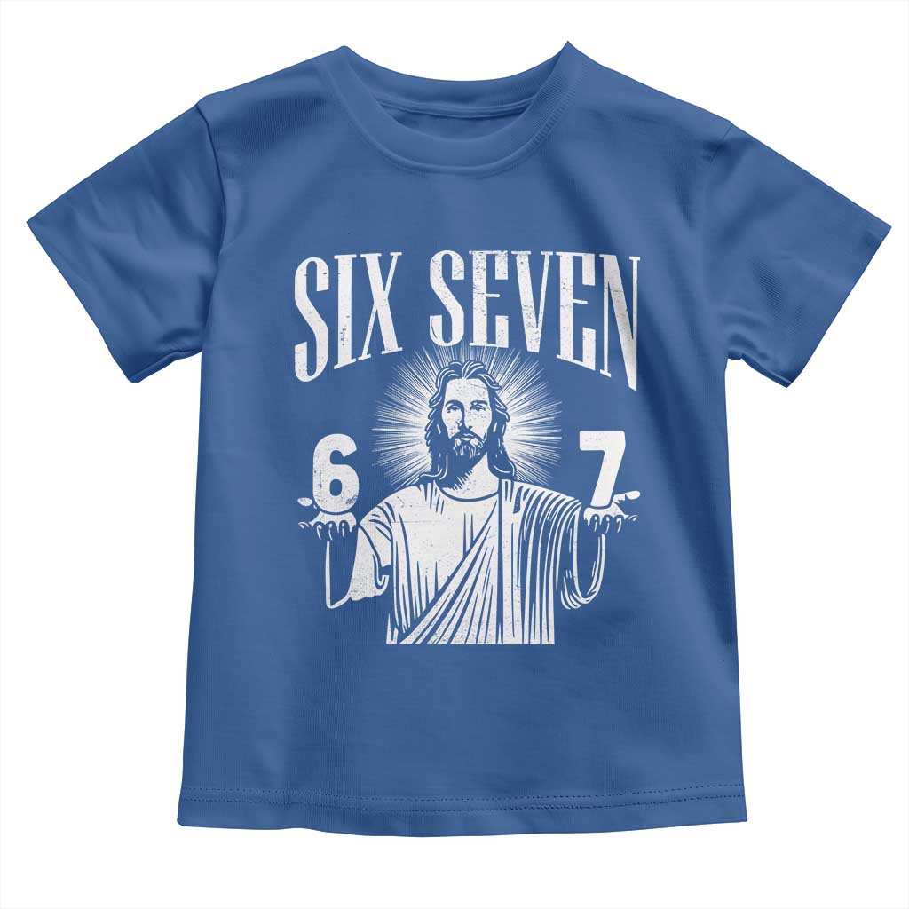Funny Jesus 67 Toddler T Shirt God Six Seven Meme Religious Christian - Wonder Print Shop