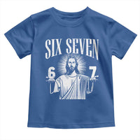 Funny Jesus 67 Toddler T Shirt God Six Seven Meme Religious Christian - Wonder Print Shop