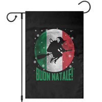 Buon Natale Italian Christmas Garden Flag La Befana Italian Folklore Witch - Wonder Print Shop