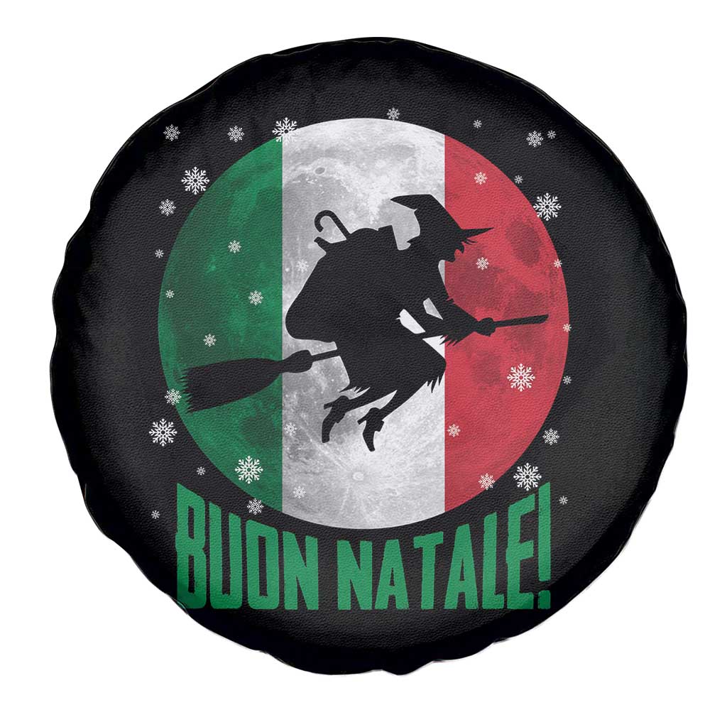 Buon Natale Italian Christmas Spare Tire Cover La Befana Italian Folklore Witch - Wonder Print Shop