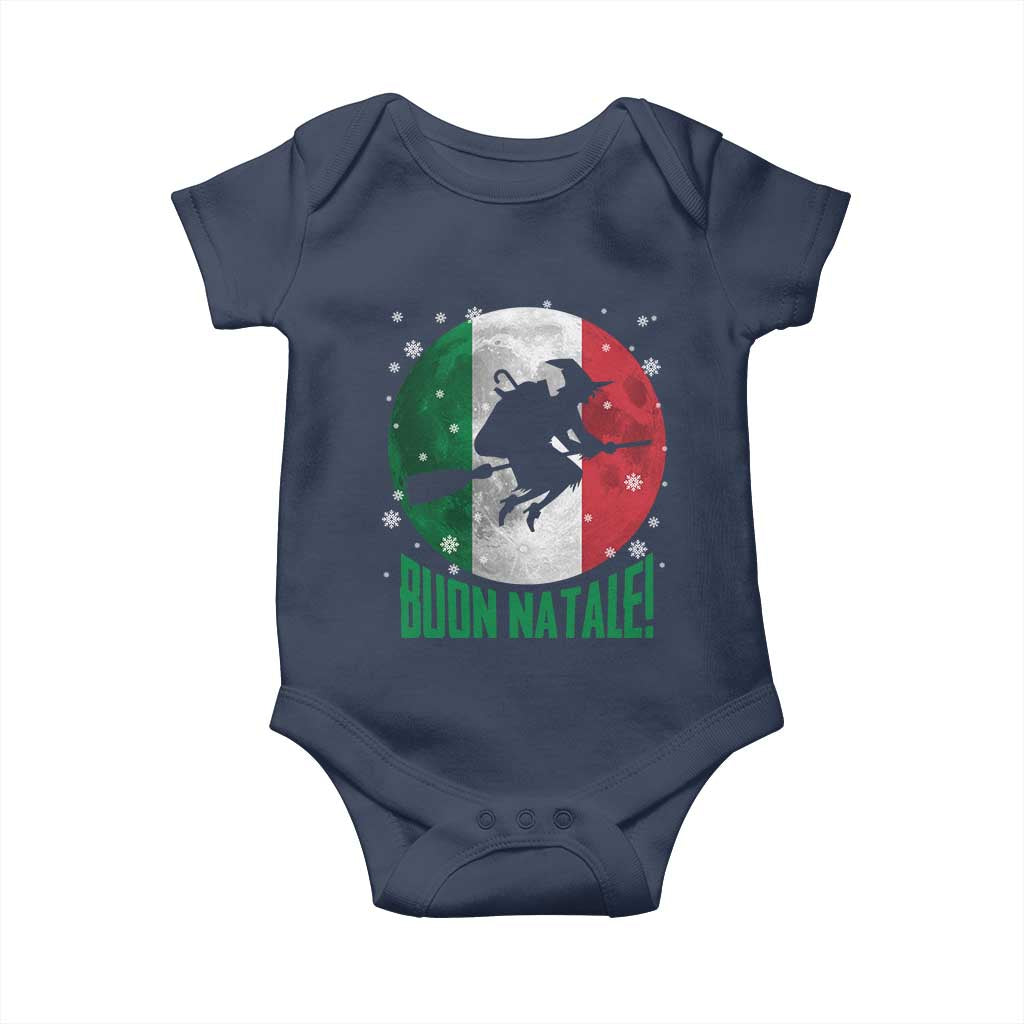Buon Natale Italian Christmas Baby Onesie La Befana Italian Folklore Witch - Wonder Print Shop