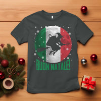 Buon Natale Italian Christmas T Shirt La Befana Italian Folklore Witch - Wonder Print Shop