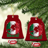 Buon Natale Italian Christmas Ceramic Ornament La Befana Italian Folklore Witch - Wonder Print Shop