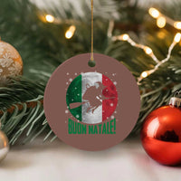 Buon Natale Italian Christmas Ceramic Ornament La Befana Italian Folklore Witch - Wonder Print Shop
