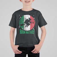 Buon Natale Italian Christmas T Shirt For Kid La Befana Italian Folklore Witch - Wonder Print Shop