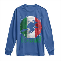 Buon Natale Italian Christmas Long Sleeve Shirt La Befana Italian Folklore Witch - Wonder Print Shop