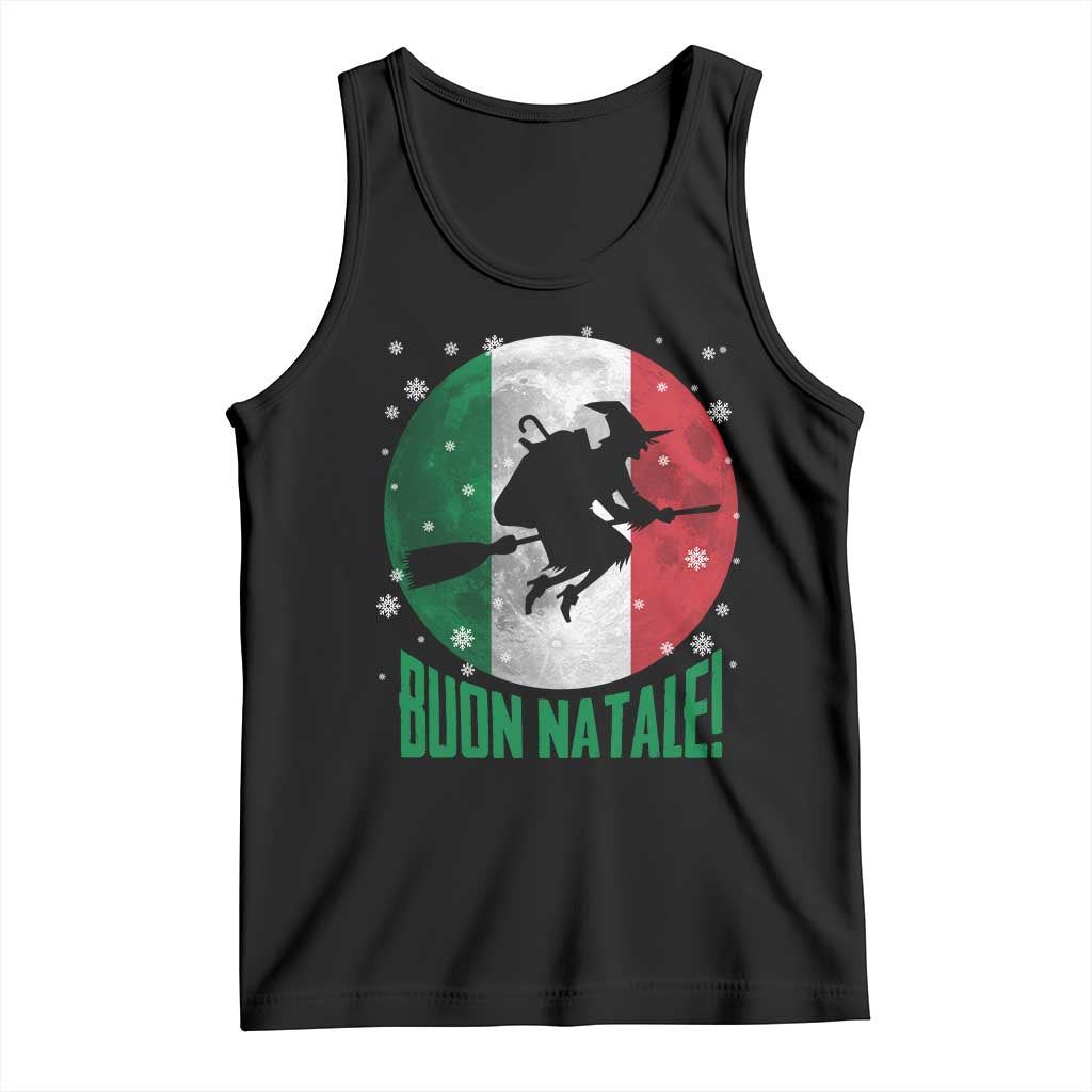 Buon Natale Italian Christmas Tank Top La Befana Italian Folklore Witch - Wonder Print Shop