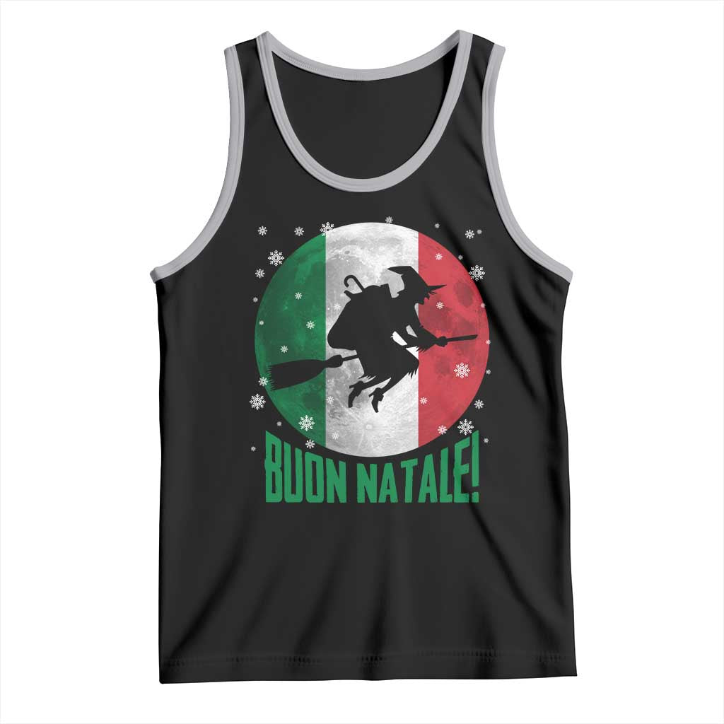 Buon Natale Italian Christmas Tank Top La Befana Italian Folklore Witch - Wonder Print Shop