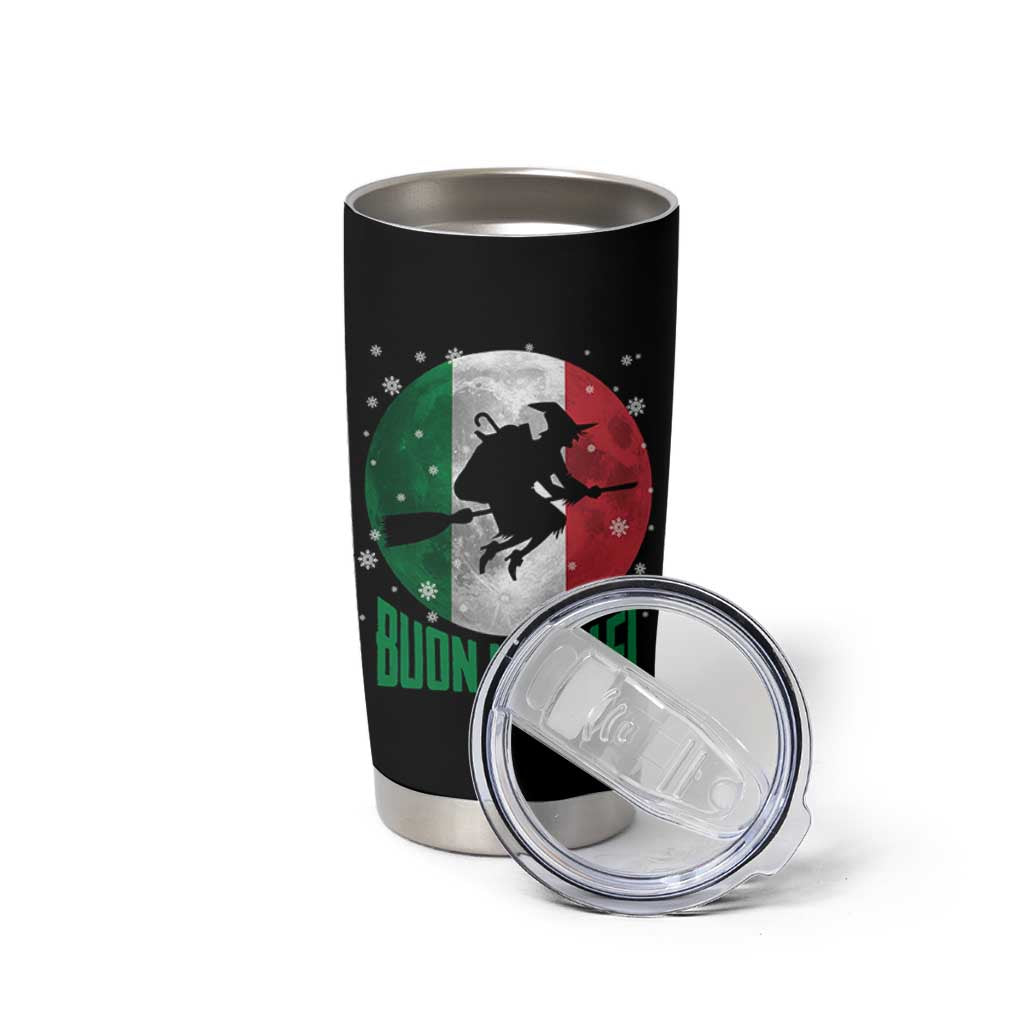 Buon Natale Italian Christmas Tumbler Cup La Befana Italian Folklore Witch - Wonder Print Shop