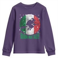 Buon Natale Italian Christmas Youth Sweatshirt La Befana Italian Folklore Witch - Wonder Print Shop