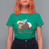 Funny Valentine's Day Cupid Cat T Shirt For Women Happy Meowentines