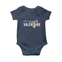 Christian Religious God Valentine's Day Baby Onesie Jesus Is My Valentine Rose Flowers