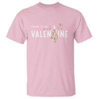 Christian Religious God Valentine's Day T Shirt Jesus Is My Valentine Rose Flowers