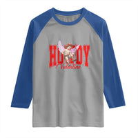 Funny Howdy Valentine Raglan Shirt Valentine's Day Western Cowboy Cupid