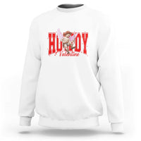 Funny Howdy Valentine Sweatshirt Valentine's Day Western Cowboy Cupid