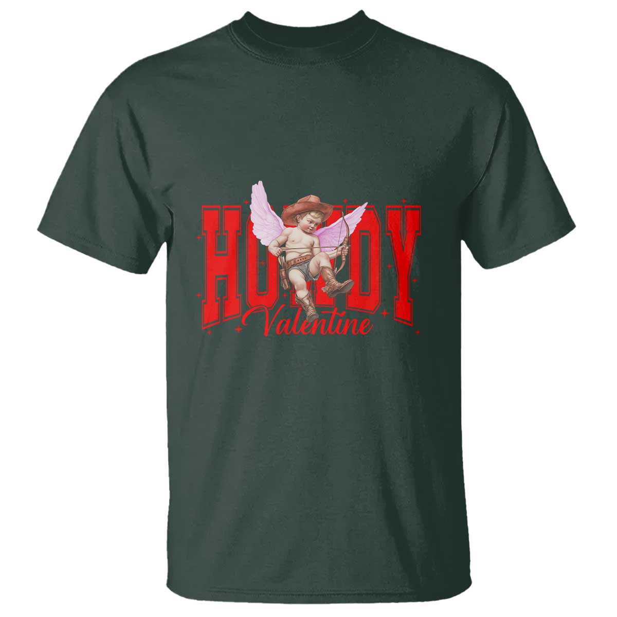 Funny Howdy Valentine T Shirt Valentine's Day Western Cowboy Cupid