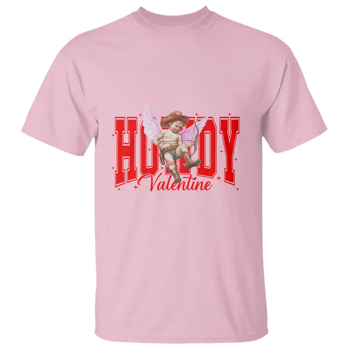 Funny Howdy Valentine T Shirt Valentine's Day Western Cowboy Cupid