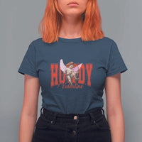 Funny Howdy Valentine T Shirt For Women Valentine's Day Western Cowboy Cupid