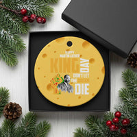 Happy MLK Day Don't Let The Dream Die Ceramic Ornament Martin Luther King Black History Month