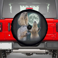 Funny Three Groundhog Moon Groundhog Day Meme Spare Tire Cover - Wonder Print Shop