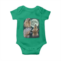 Funny Three Groundhog Moon Groundhog Day Meme Baby Onesie - Wonder Print Shop