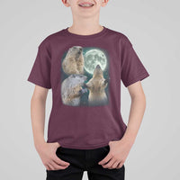 Funny Three Groundhog Moon Groundhog Day Meme T Shirt For Kid - Wonder Print Shop