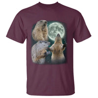 Funny Three Groundhog Moon Groundhog Day Meme T Shirt - Wonder Print Shop