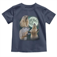 Funny Three Groundhog Moon Groundhog Day Meme Toddler T Shirt - Wonder Print Shop